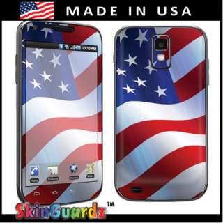 USA Flag Vinyl Case Decal Skin Cover Samsung Galaxy S II T989 TMobile 