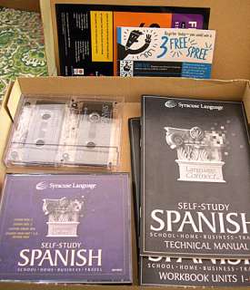 Self Study Spanish set is in excellent, complete condition. Published 