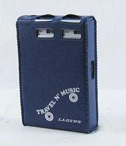 Vintage Lloyds Travel N Music Portable AM/FM Transistor Radio  