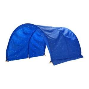 IKEA KURA Baby Kids Children Bed Canopy Tent Blue White Star NEW 