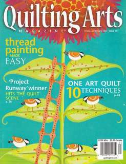 Quilting Arts Magazine Issue 37 Feb/Mar 2009 Paintstiks  