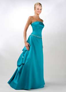 stock Turquoise Bridesmaid Dress Evening Gown8.10.12.14  