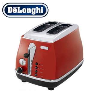 DeLonghi Icona 2 Slice Toaster, High Gloss Chrome  