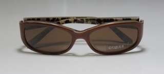 NEW GUESS 6404 STYLISH BROWN/TIGER PRINT FRAME/TEMPLES SUNGLASSES 