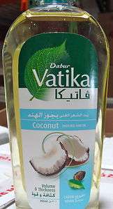 Dabur Vatika Enriched Coconut Hair Oil w/Henna & Castor 200ml Bottle 