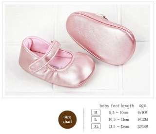 Baby & Toddler girl Pink Crib Ballet Shoes  