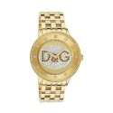 Dolce&Gabbana Damen Armbanduhr XL Analog Edelstahl DW0379