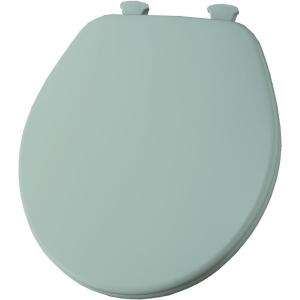 CHURCH Round Closed Front Toilet Seat in Seafoam 540EC 455 at The Home 