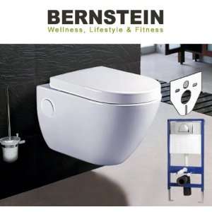 Vorwandelement + Design Wand Hänge WC Toilette + Softclose WC 804 