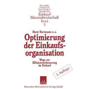   Effizienzverbesserung im Einkauf  Horst Hartmann Bücher