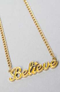 Disney Couture Jewelry The Believe Necklace in Yellow : Karmaloop 