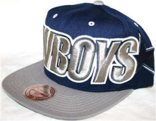 Mitchell & Ness Dallas Cowboys BIG WORD Snapback Cap  
