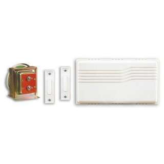 Heath Zenith Wired Door Chime Kit With 2 Lighted Push Buttons 103 A at 