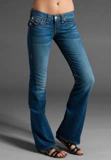 TRUE RELIGION Joey Super T Twisted Seam Flare in Industrial at Revolve 