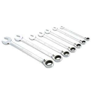   Piece Metric Reverse Ratcheting Wrench Set 61307T at The Home Depot