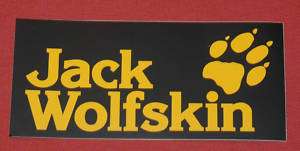 Grosser Jack Wolfskin Sticker / Aufkleber 6 x 13cm  