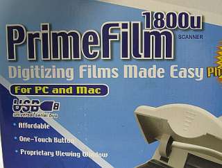 Pacific Digital Prime Film 1800u Film Neg Scanner Box  