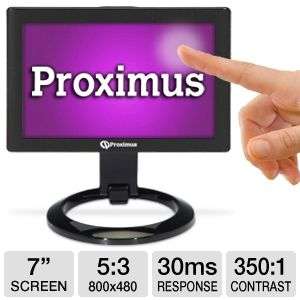 Proximus 7 Class Widescreen Touch Screen Monitor   800 x 480, 53, 350 