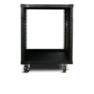   12U Server Rack Cabinet   450mm Depth, Steel, Black 