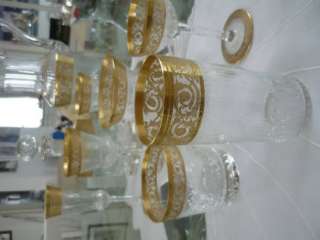 Kollektion Gläser CRISTAL St. LOUIS France   Thistle Gold in 