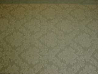 Victorian Style Sea Green Ivory Upholstery Fabric bty  