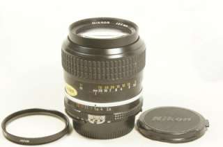   Nikkor 105mm 1:2.5 manual focus lens for Nikon Camera film or digital