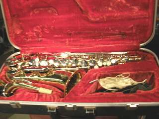   ELKHART, IN. USA ALTO SAX SAXOPHONE IN HARD CASE STUDENT BAND PRE OWNE