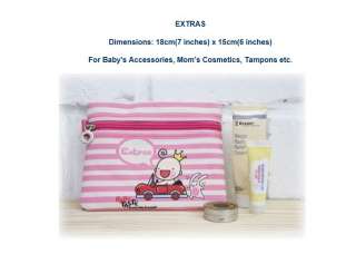 BabyTaste Multi Use Diaper Bag Organizer Pouches Cosmetics Small Bag 