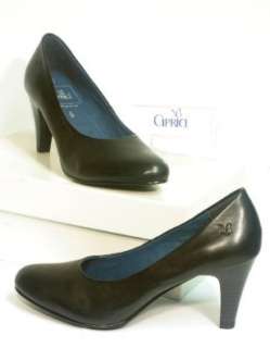 4319 Caprice Damen Leder Comfort Pumps schwarz  Schuhe 