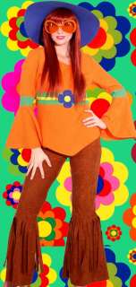 Trompetenärmel Prilblumen Hippie Woodstock Shirt Schlager 70er Jahre 