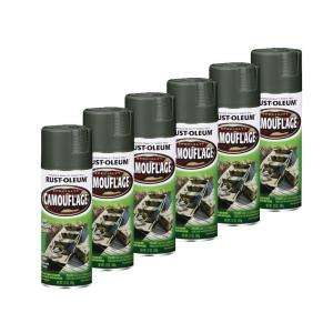   Deep Forest Green Spray Paint (6 Pack) 182709 at The Home Depot
