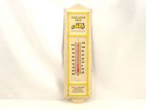   CAB Antique Metal Tin Advertising THERMOMETER   FREE SHIPPING  