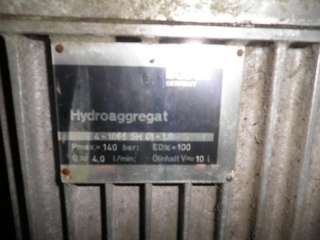 Hydroaggregat mit Zylinder für einen um bau evt. Holzspalter in 