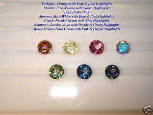 Loose 6mm Round Mystic Topaz ~7 Colors Available  