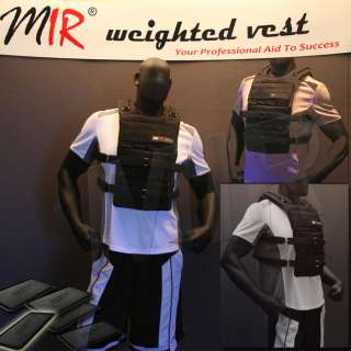 MiR Pro 45Lbs weight Slim Weighted Vest *New*  