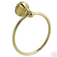 Polished Brass Towel Ring  
