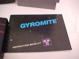ROB THE ROBOT GAME GYROMITE 1985 COMPLETE IN BOX WITH ADAPTER RARE 