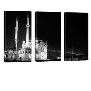 Grey Istanbul Leinwandbild von GALVII   Edler Türkei Kunstdruck auf 