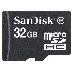 SANDISK CORPORATION 32GB MICROSDHC CARD SDSDQ 032G A11M  