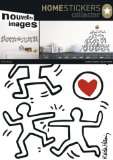  Wandtattoo Keith Haring Figuren mit Herz Weitere Artikel 