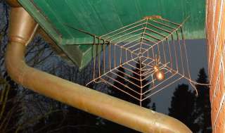 Spinnennetz aus Kupfer handarbeit Dekoration / Geschenk in 