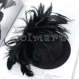 Lolita Cosplay Mini Top Hat Felt DIY Party Headdress NW  