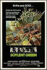 Soylent Green 1973 Original US 1 Sheet Movie Poster VF  