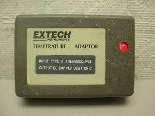 Extech Instruments Temperature Adaptor Type K  
