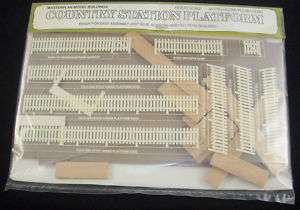 Masterplan Model Buildings Country Station Pltfrm HO/OO  