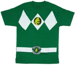 Green Ranger   Mighty Morphin Power Rangers T shirt  