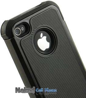 NEW BLACK RUGGED THICK RUBBER SOFT SKIN HARD CASE COVER FOR APPLE 