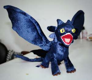 How To Train Your Dragon Toothless Night Fury Plush Toy  