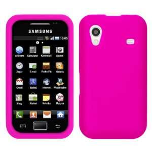 Rosa (Pink) Silikon Hülle Schutzhülle Tasche Case für Samsung 