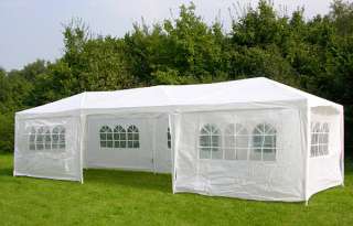 New 3m x 9m Waterproof Outdoor Garden Pop Up Gazebo Party Tent Marquee 